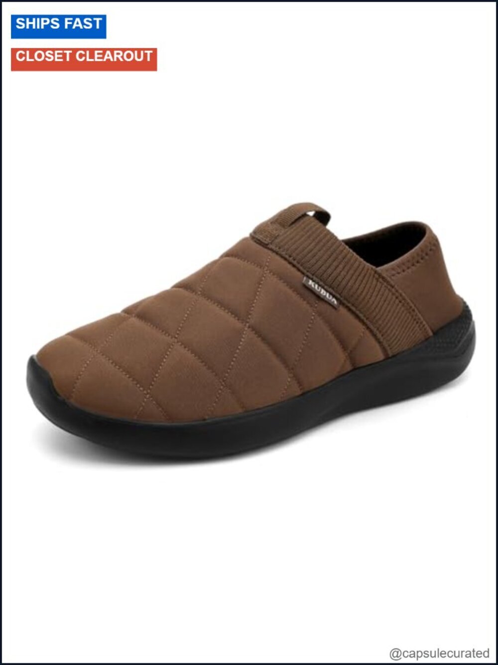 Comfortable Plush-Lined House Shoes Non-Slip Slip-On Indoor Outdoor Footwear